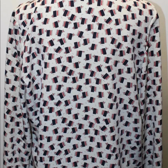 Vintage Hunt Club Women's Long Sleeve Graphic Print Made In Canada Size 14 - Picture 11 of 12